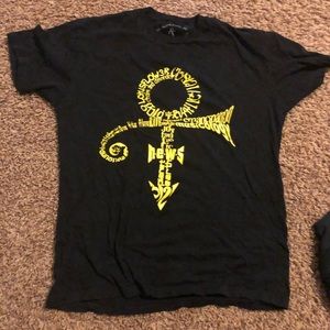 Vintage Prince symbol black tee